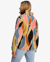 3 Switchback - Mock Neck Fleece for Women Multi ABJFT00291 Billabong