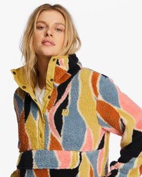 5 Switchback - Mock Neck Fleece for Women Multi ABJFT00291 Billabong