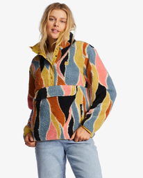 1 Switchback - Mock Neck Fleece for Women Multi ABJFT00291 Billabong