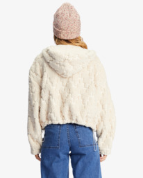 3 Marlowe - Zip Through Sherpa Jacket for Women  ABJFT00342 Billabong