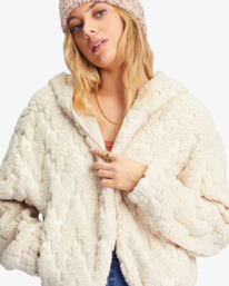 5 Marlowe - Zip Through Sherpa Jacket for Women  ABJFT00342 Billabong