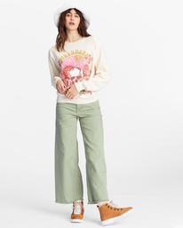 1 Here We Go - Sweatshirt for Women White ABJFT00344 Billabong