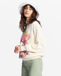 3 Here We Go - Sweatshirt for Women White ABJFT00344 Billabong