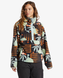 0 Switchback - Fleece met Col voor Dames Blue ABJFT00410 Billabong