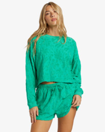 0 Loosen Up - Sweat pour Femme Vert ABJFT00412 Billabong