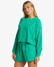 3 Loosen Up - Sweat pour Femme Vert ABJFT00412 Billabong