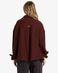 2 Everytime - Casaco estilo camisa oversized para Mulher Vermelho ABJFT00457 Billabong