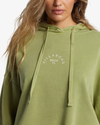 4 So Classic - Pullover Hoodie for Women Green ABJFT00460 Billabong