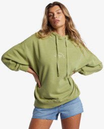 0 So Classic - Kapuzenpulli für Frauen Grün ABJFT00460 Billabong