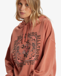 4 Rhythm - Pullover Hoodie for Women Pink ABJFT00484 Billabong