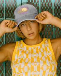 0 Billabong x Smiley - Casquette r&eacute;glable pour Femme Vert ABJHA00224 Billabong