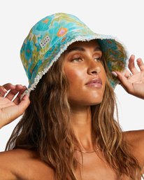 4 Suns Out - Bucket Hat for Women Blue ABJHA00230 Billabong
