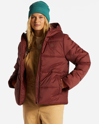 0 Transport - Doudoune pour Femme Marron ABJJK00186 Billabong