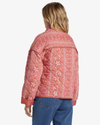 2 Folk Story - Quilted Jacket for Women Red ABJJK00199 Billabong