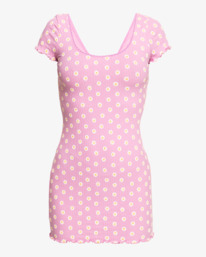 4 Billabong x Smiley Have A Good Daisy - T-Shirt Dress for Women Purple ABJKD00202 Billabong