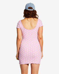 2 Billabong x Smiley Have A Good Daisy - T-Shirt Dress for Women Purple ABJKD00202 Billabong