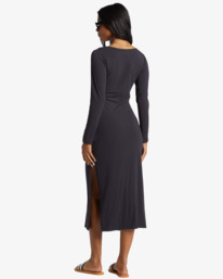 1 Second Look - Robe midi pour Femme Noir ABJKD00239 Billabong