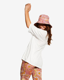 2 Billabong x Smiley True Boy - T-shirt oversize pour Femme Blanc ABJKT00455 Billabong