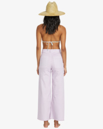 3 Free Fall - Calças de perna larga para Mulher Roxo ABJNP00126 Billabong