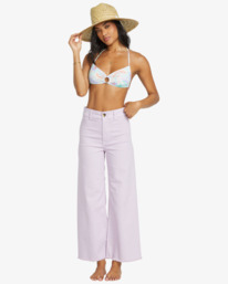 1 Free Fall - Calças de perna larga para Mulher Roxo ABJNP00126 Billabong