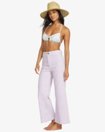 4 Free Fall - Calças de perna larga para Mulher Roxo ABJNP00126 Billabong