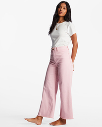 3 Free Fall - Pantalon ample pour Femme Rose ABJNP00126 Billabong