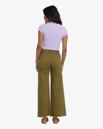 3 Free Fall - Pantalon ample pour Femme Vert ABJNP00126 Billabong