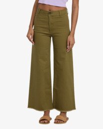 1 Free Fall - Pantalon ample pour Femme Vert ABJNP00126 Billabong