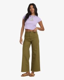 2 Free Fall - Pantalon ample pour Femme Vert ABJNP00126 Billabong