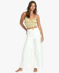 1 Free Fall - Fixed Waist Trousers for Women White ABJNP00126 Billabong