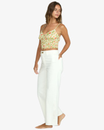 3 Free Fall - Calças de perna larga para Mulher Branco ABJNP00126 Billabong