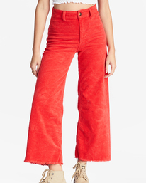 3 Free Fall Cord - Wide Leg Trousers for Women  ABJNP00149 Billabong