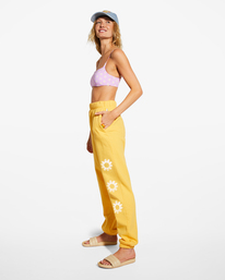 2 Billabong x Smiley Happy Saturday - Joggers for Women Yellow ABJNP00343 Billabong