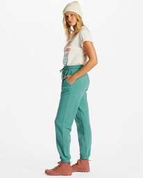 2 Halifax - Jogginghose für Frauen Grün ABJNP00385 Billabong
