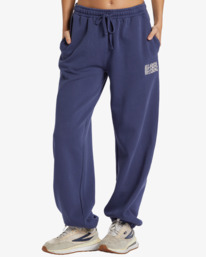 3 Palmin  - Joggingbroek met Elastische Taille voor Dames Blue ABJNP00444 Billabong