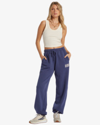 0 Palmin  - Elastic Waist Joggers for Women Blue ABJNP00444 Billabong