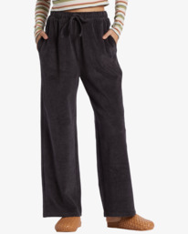 3 Sweet Sun - Pantalones anchos con cintura elástica para Mujer Negro ABJNP00446 Billabong