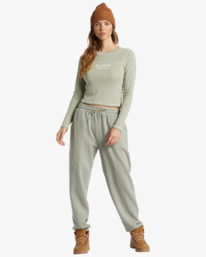 0 Hike Date  - Pantalon à taille élastique pour Femme Vert ABJNP00456 Billabong