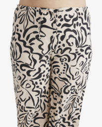 7 Sunny Daze - Pantalón de cintura elástica para Mujer Beige ABJNP00464 Billabong