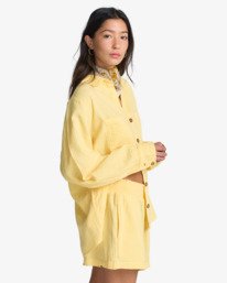 3 In The Waves - Elasticated Waist Shorts for Women Yellow ABJNS00307 Billabong