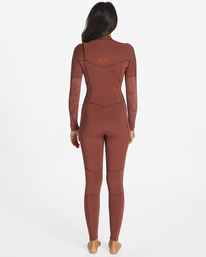 2 3/2mm Synergy 2022 - Traje de Surf con Cremallera en el Pecho para Mujer Marron ABJW100129 Billabong