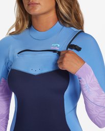 3 5/4mm Synergy - Combinaison de surf zip poitrine pour Femme Bleu ABJW100131 Billabong