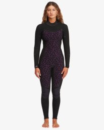 1 3/2mm Synergy - Back Zip Wetsuit for Women Black ABJW100132 Billabong