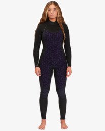 4 5/4mm Synergy - Back Zip Wetsuit for Women Black ABJW100134 Billabong