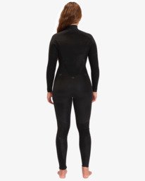 5 5/4mm Synergy - Back Zip Wetsuit for Women Black ABJW100134 Billabong