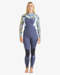 0 4/3mm Synergy - Back Zip Wetsuit for Women  ABJW100179 Billabong