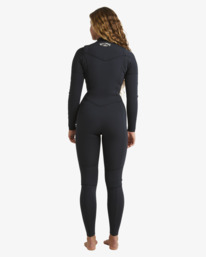 15 4/3mm Salty Dayz Natural - Chest Zip Wetsuit for Women Black ABJW100196 Billabong