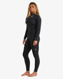 16 4/3mm Salty Dayz Natural - Chest Zip Wetsuit for Women Black ABJW100196 Billabong