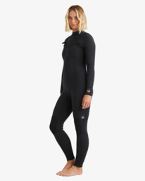 2 5/4mm Salty Dayz Natural - Chest Zip Wetsuit for Women Black ABJW100197 Billabong