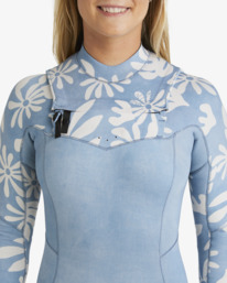 3 4/3mm Salty Dayz Natural  - Wetsuit met een Borstrits voor Dames Blue ABJW100200 Billabong